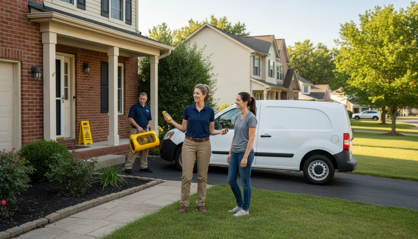 Residential water damage restoration in Lakeville, MN